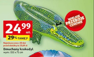 Krokodyl dmuchany 152 x 71 cm Bestway promocja