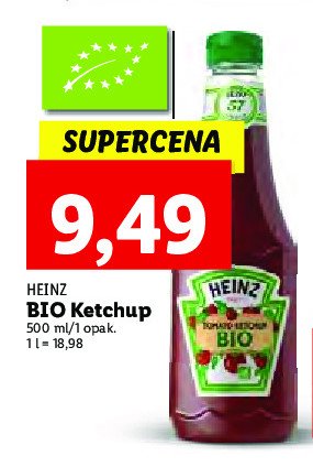 Ketchup bio Heinz promocja
