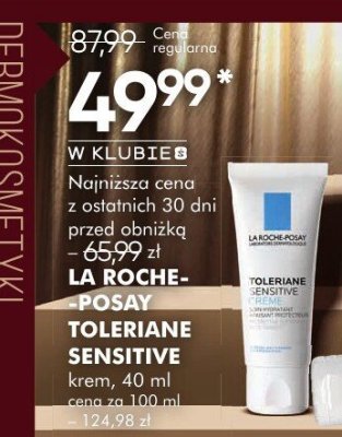 Krem LA ROCHE-POSAY TOLERIANE SENSITIVE krem, 40 ml promocja w Super-Pharm