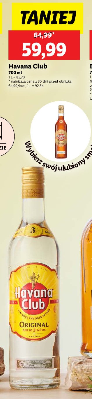 Rum Havana club anejo 3 y.o. promocja w Lidl