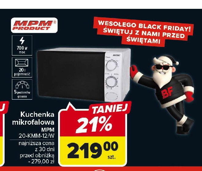 Kuchnia mikrofalowa 20-kmm-12/w Mpm product promocja