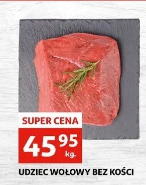 Udziec wołowy bez kości promocja