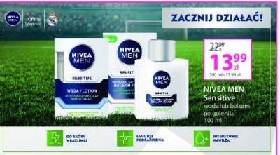 Balsam po goleniu łagodzący Nivea men sensitive promocja