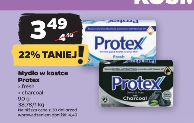 Mydło antybakteryjne charcoal Protex promocja