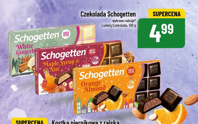Czekolada orange almond Schogetten promocja
