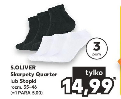 Stopki quarter S.oliver promocja