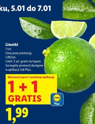Limetka 1 szt. promocja w Lidl