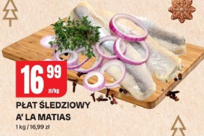 Płat śledziowy a'la matias promocja w Chorten