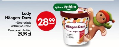 Lody Häagen-Dazs różne rodzaje promocja w Żabka