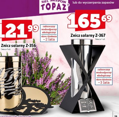 Znicz promocja w TOPAZ