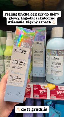 Peeling trychologiczny Solflow oczyszczający promocja w Rossmann