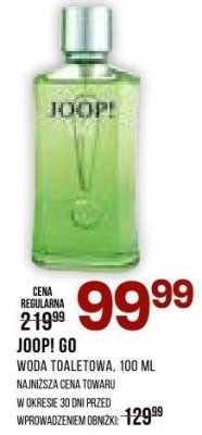 Perfumy JOOP! GO woda toaletowa promocja w Drogerie Natura