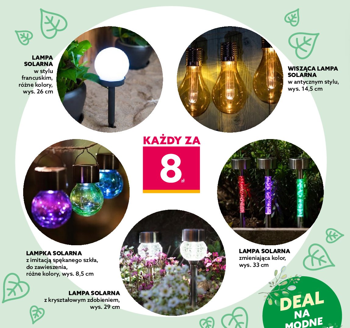 Lampa solarna 8.5 cm promocja
