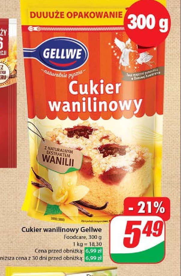 Cukier wanilinowy Gellwe promocja