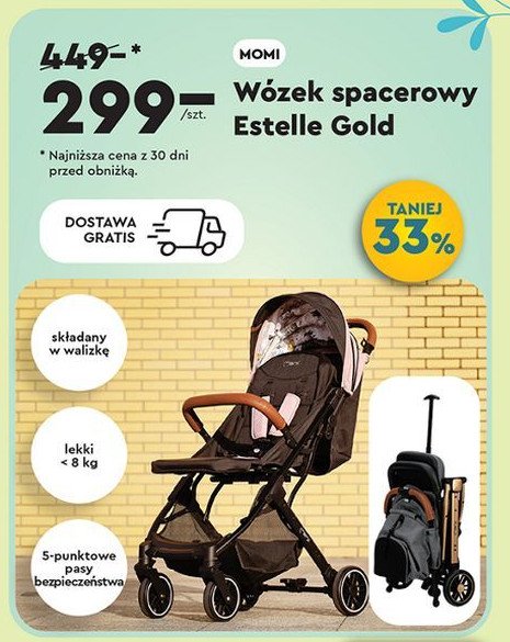 Wózek estelle gold MOMI promocja