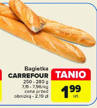 Bagietka paryska Carrefour promocja