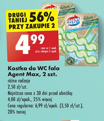 Kostka do wc citrus freshnes Agent max inspired by nature promocja