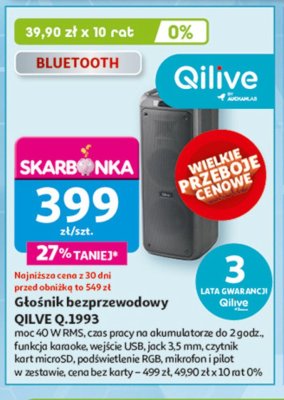Głośnik q.1993 Qilive promocja