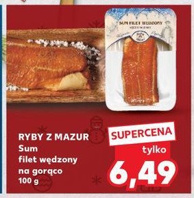 Sum wędzony na gorąco filet Ryby z mazur promocja