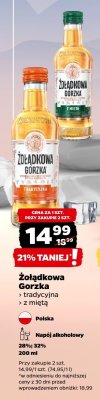 Wódka z miętą 200 ml promocja w Netto