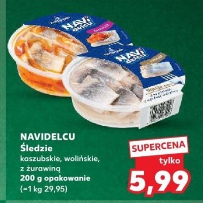 Śledzie z żurawiną  promocja w Kaufland