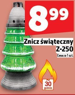 Znicz świąteczny Z-250 promocja w TOPAZ