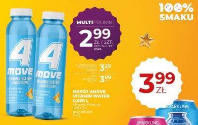 Napój 4Move Vitamin Water Magnesium 0,556 l promocja w Duży Ben