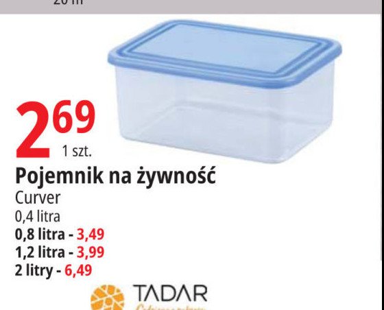 Pojemnik do 偶ywno艣ci 400 ml Curver promocja