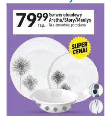 Serwis obiadowy story promocja