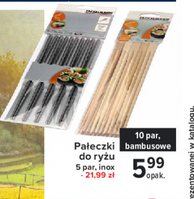 Pałeczki bambusowe Fackelmann promocja