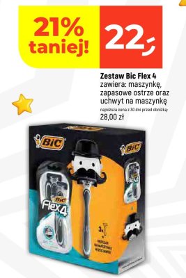 Zestaw Flex 4 - maszynka, wymienne ostrze + uchwyt na maszynkę promocja w Dealz