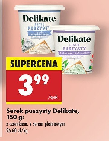 Serek puszysty z serem pleśniowym Delikate promocja