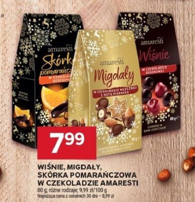 Wiśnie w czekoladzie Amaresti Wiśnie 92g promocja w Stokrotka