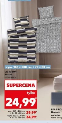Komplet po艣cieli 140 x 200 cm + 70 x 80 cm Liv & bo promocja
