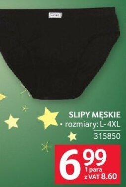 Slipy męskie promocja w Selgros