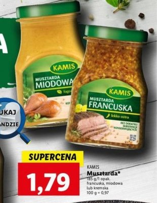 Musztarda miodowa Kamis promocja