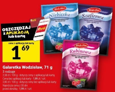 Galaretka Wodzisław, 71 g promocja w Twój Market
