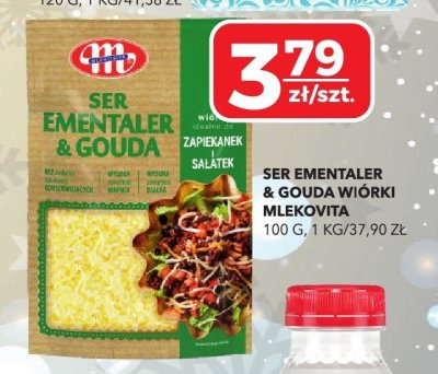 Ser Ementaler & Gouda wiórki Mlekovita promocja w Top Market