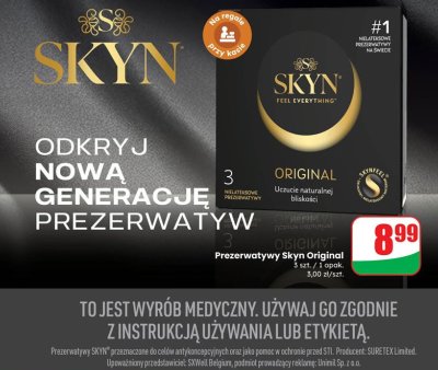 Prezerwatywy Original 3 szt. promocja w Dino