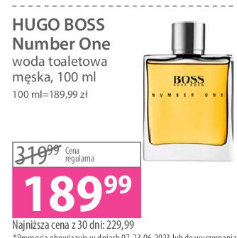 Woda toaletowa Hugo boss number one Boss by hugo boss promocja