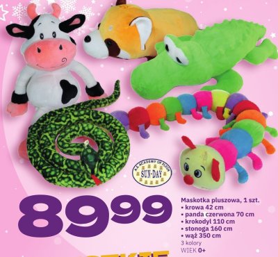 Maskotka pluszowa krowa 42 cm, 1 szt. promocja w Twój Market