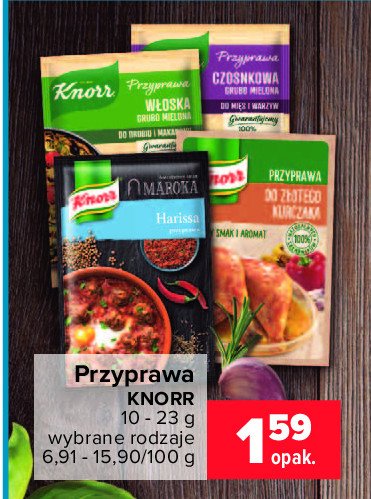 Przyprawa grubo mielona czosnkowa Knorr promocja