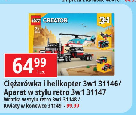 Klocki 31148 Lego creator promocja w Leclerc