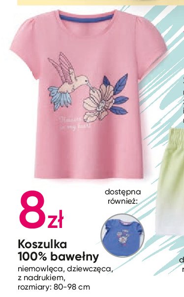 Koszulka niemowlęca z nadrukiem 80-98 promocja