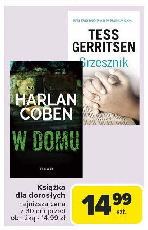 Tess gerritsen - grzesznik promocja w Carrefour