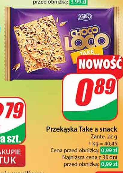 Przekąska take a snack Zante choco loco promocja