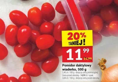 Pomidor daktylowy wiaderko promocja w Twój Market