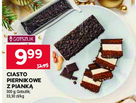 Ciasto piernikowe z pianką Gotszlik promocja w Stokrotka