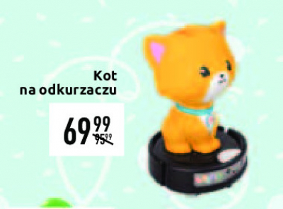 Kot na odkurzaczu Fisher-price promocja