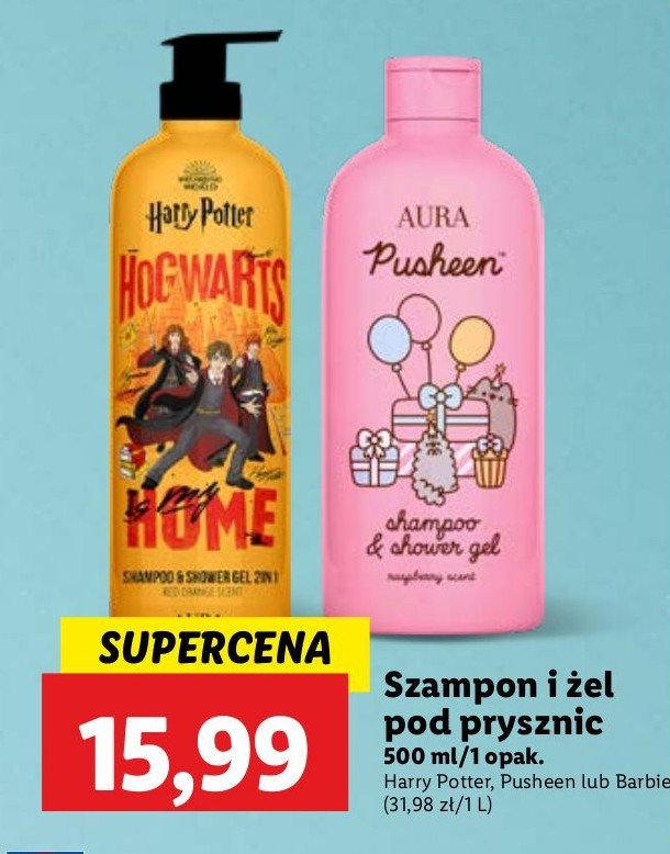 Żel pod prysznic barbie AURA COSMETICS promocja w Lidl